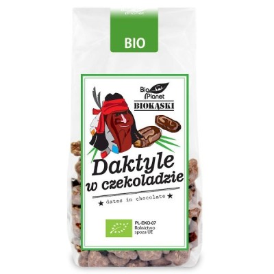 Daktyle w surowej czekoladzie BIO 100g