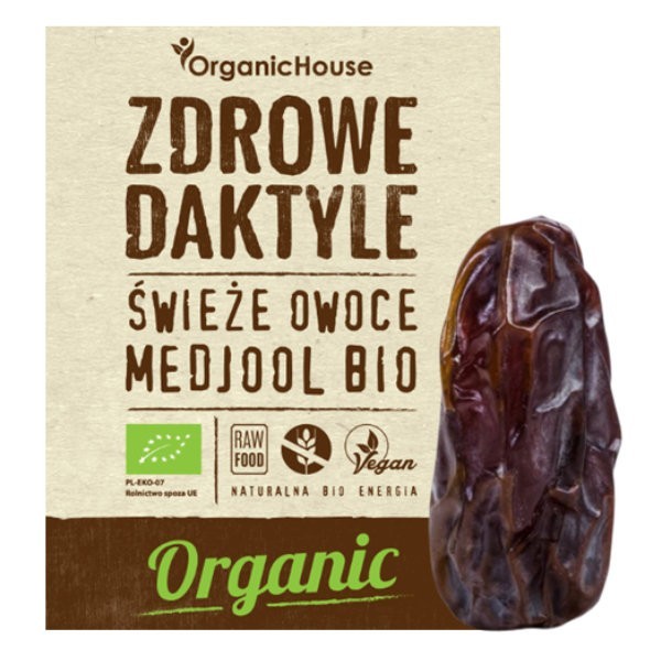 Daktyle Medjool świeże bezglutenowe BIO 500g