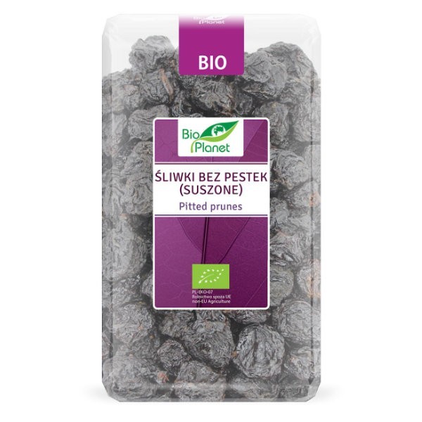 Śliwki bez pestek (suszone) BIO 1kg