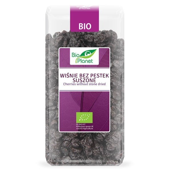 Wiśnie bez pestek suszone BIO 400g