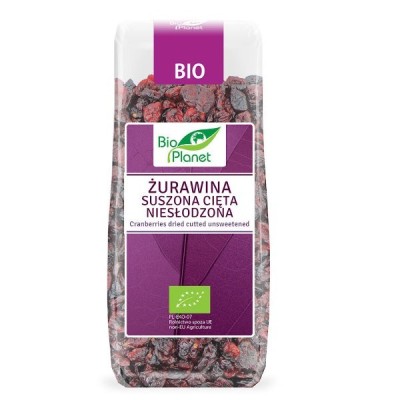 Żurawina suszona cięta niesłodzona BIO 100g