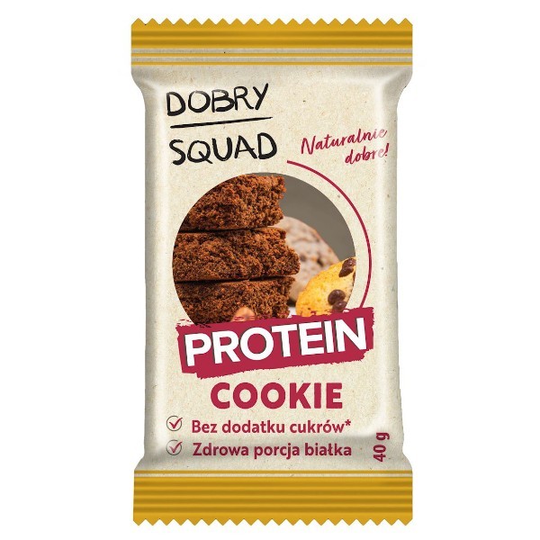 Ciastko proteinowe cookie bez dodatku cukru bezglutenowe 40g