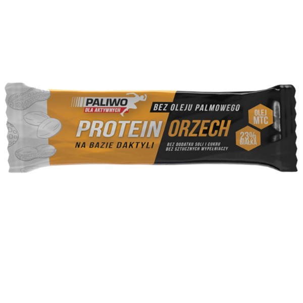 Baton proteinowy orzechowy z dodatkiem oleju MCT 50g