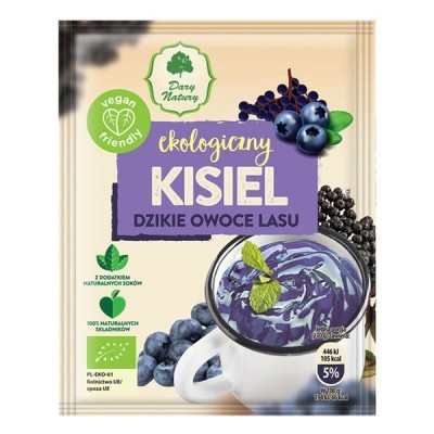 Kisiel dzikie owoce lasu bezglutenowy BIO 30g