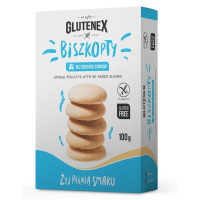 Biszkopty bez dodatku cukru bezglutenowe 100g