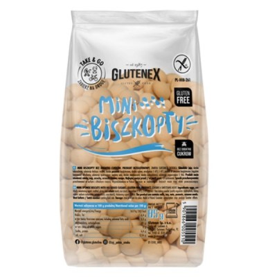 Mini biszkopty bez dodatku cukrów bezglutenowe 85g