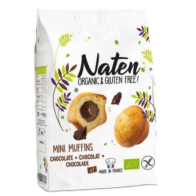 Mini muffinki z nadzieniem orzechowo-kakaowym bezglutenowe BIO 200g