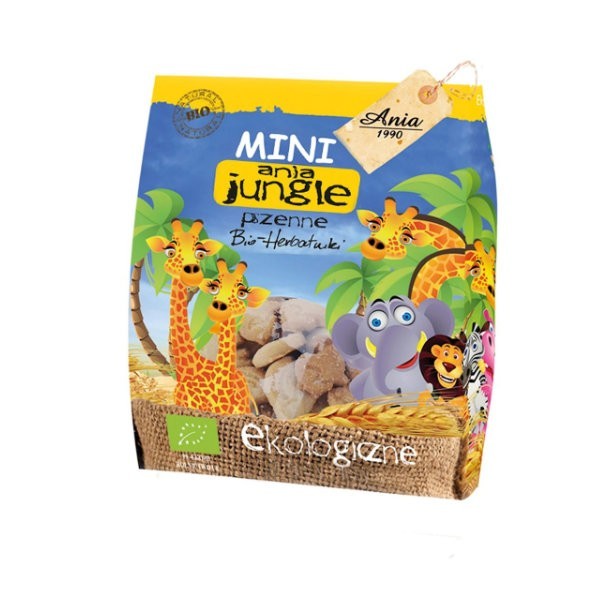 Ciasteczka Mini Jungle BIO 100g