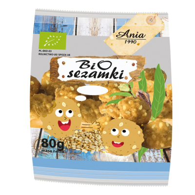 Ciastka z sezamem BIO 80G