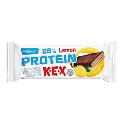 Wafelek proteinowy z kremem o smaku cytrynowym w polewie kakaowej bezglutenowy 40g