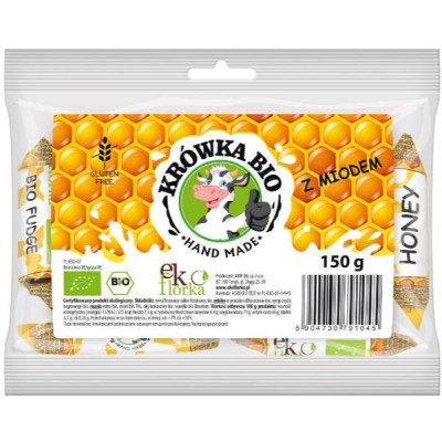 Krówki z miodem bezglutenowe BIO 150g