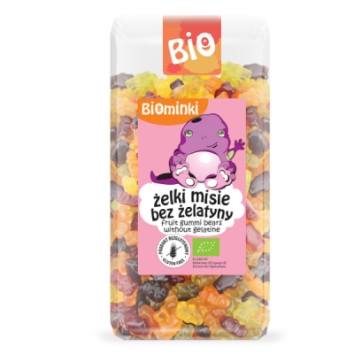 Żelki Misie bez żelatyny BIO 400g