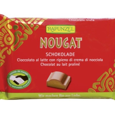 Czekolada nugatowa fair trade BIO 100g