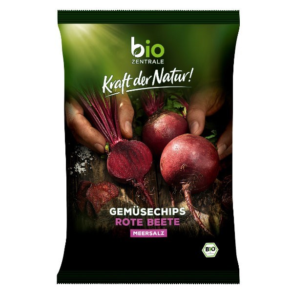 Chipsy z buraków solone bezglutenowe BIO 90g