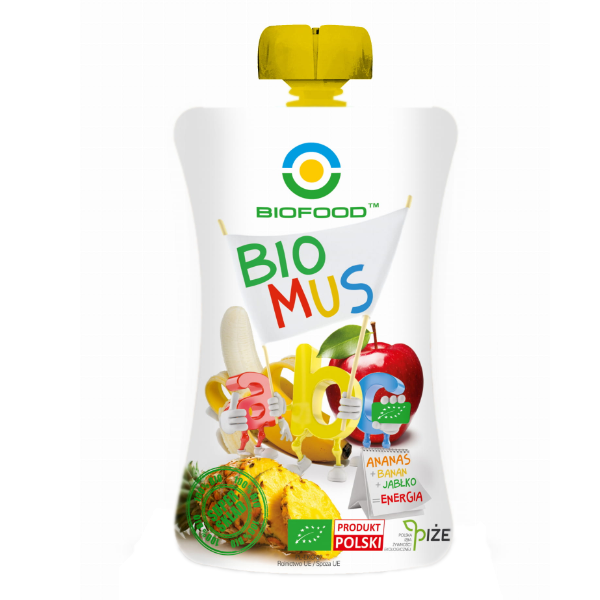 Mus ananasowo-bananowo-jabłkowy BIO 90g