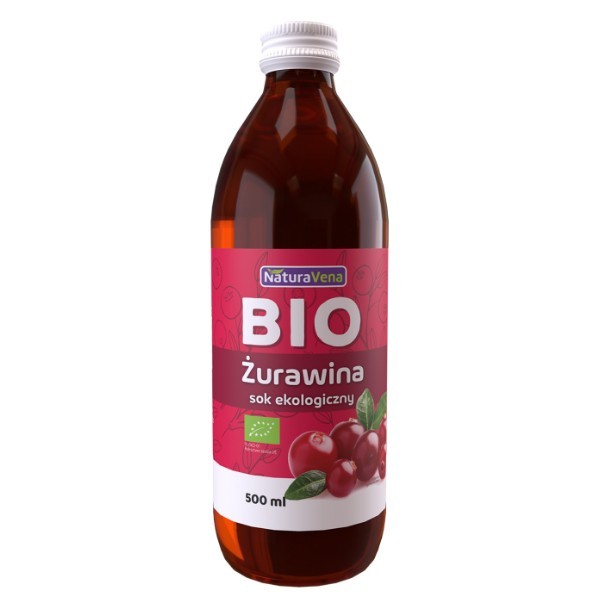 Sok z żurawiny 100% BIO 500ml