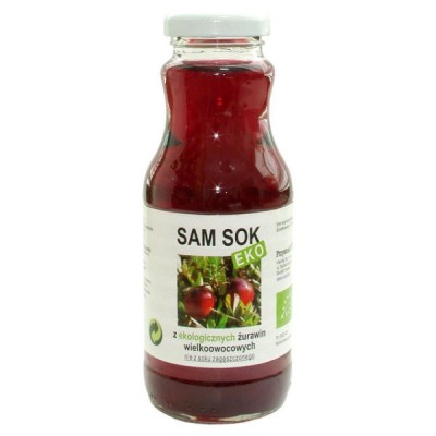 Sam sok z żurawiny wielkoowocowej BIO 250ml