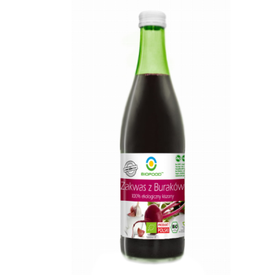 Bezglutenowy zakwas z buraków kiszonych BIO 500ml