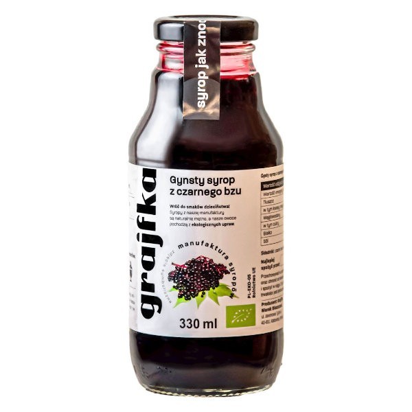 Syrop z czarnego bzu BIO 330ml