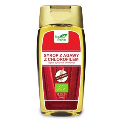 Syrop z agawy z chlorofilem bezglutenowy BIO 350g (250 ml)