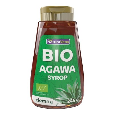 Syrop z agawy ciemny BIO 245g