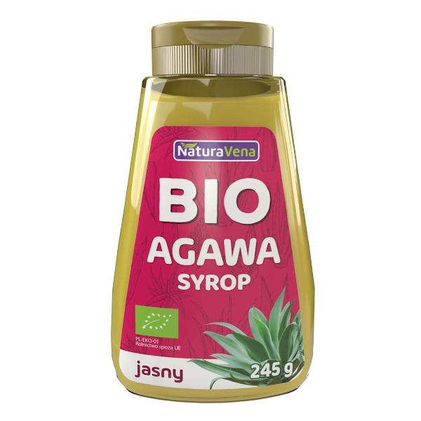 Syrop z agawy jasny BIO 245g