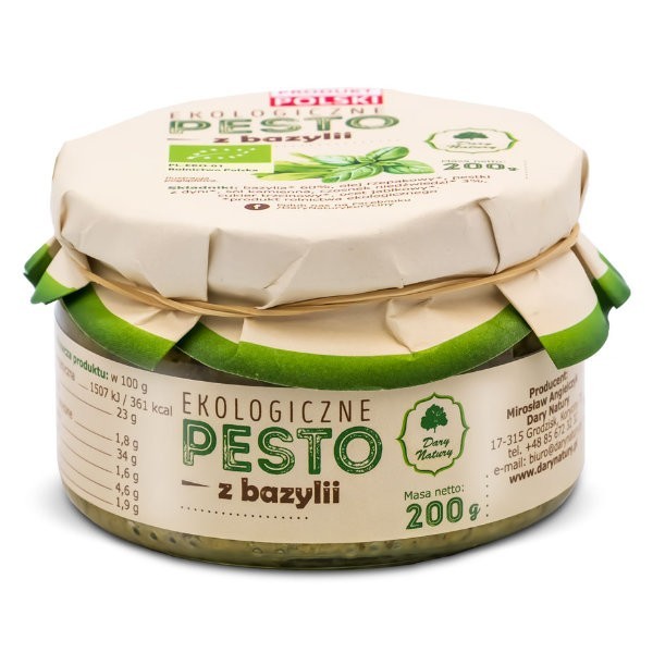 Pesto z bazylii BIO 200g