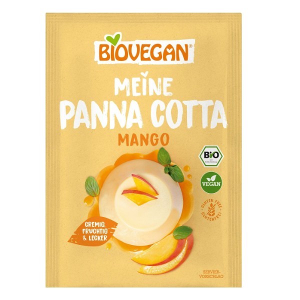 Deser mango panna cotta w proszku wegański bezglutenowy BIO 38g