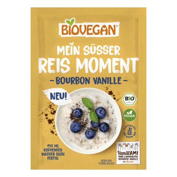 Deser ryżowy instant z wanilią bourbon bezglutenowy BIO 56g