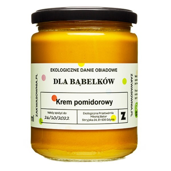 Zupa krem pomidorowy dla bąbelków BIO 540ml