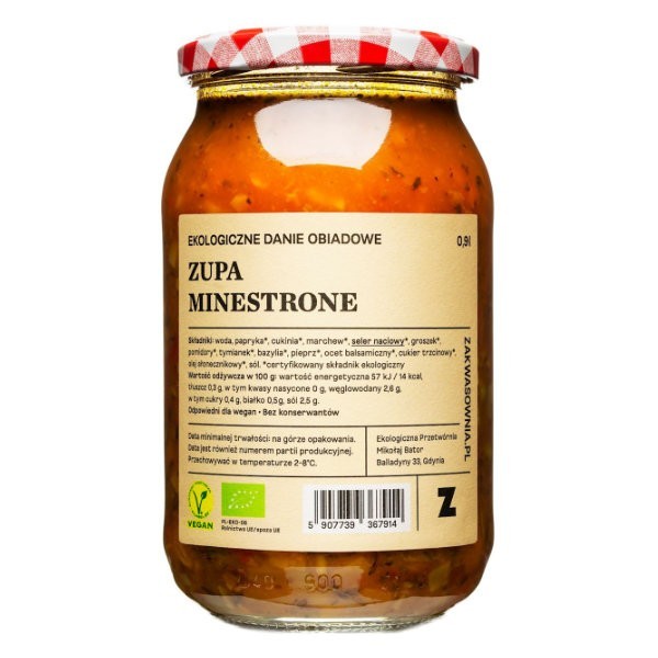 Zupa warzywna minestrone BIO 900ml