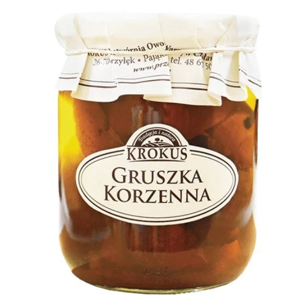 Gruszki w zalewie korzennej 530g (270g)