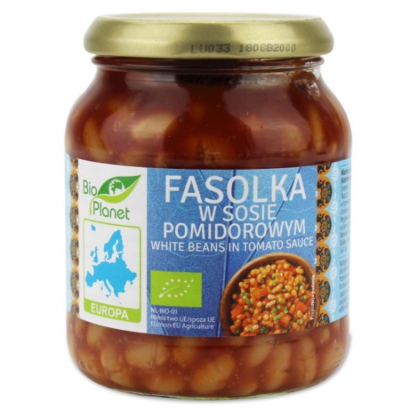 Fasolka w sosie pomidorowym BIO 360g