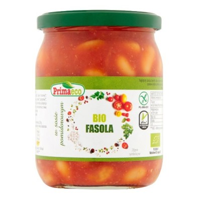 Fasola w sosie pomidorowym BIO 440g