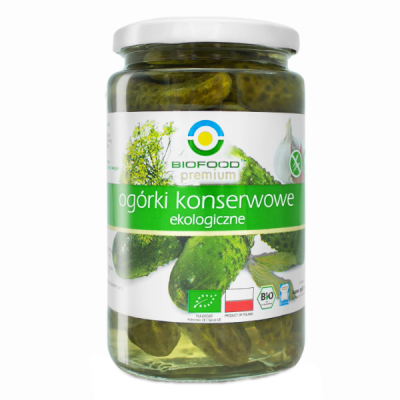 Ogórki konserwowe BIO 700g