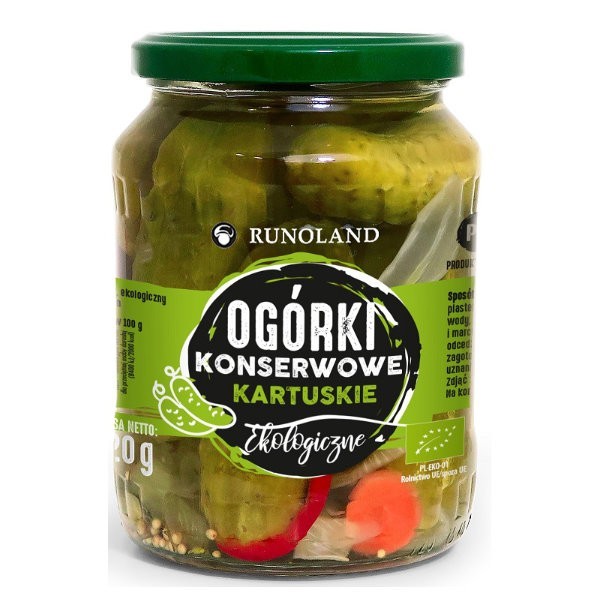 Ogórki konserwowe kartuskie BIO 670g (360g)