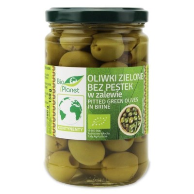 Oliwki zielone bez pestek w zalewie BIO 280g