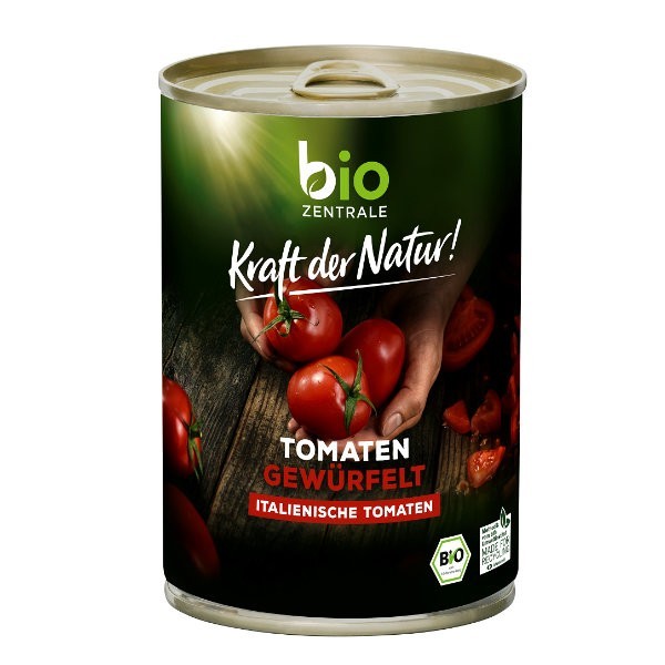 Pomidory krojone w soku pomidorowym bezglutenowe BIO 400g (240g)