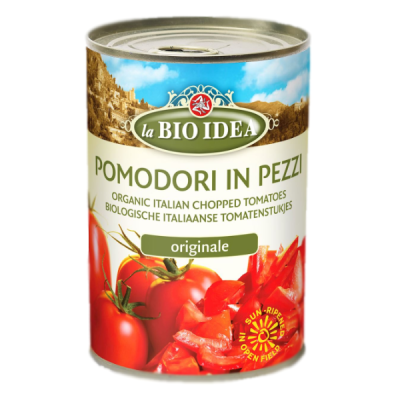 Pomidory krojone bez skóry BIO 400g