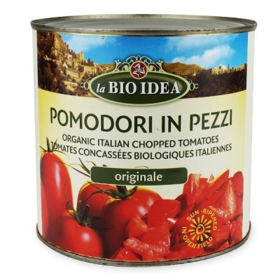 Pomidory krojone bez skóry BIO 2,5kg (1,5kg)