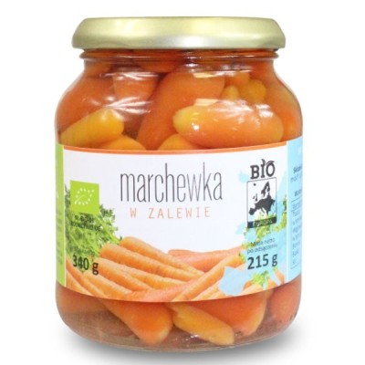 Marchewka w zalewie w słoiku BIO 340g (215g)