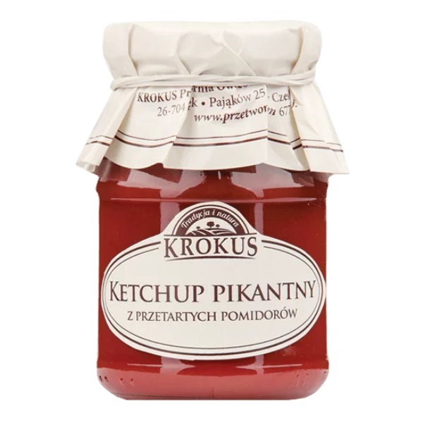 Ketchup pikantny bezglutenowy 180g