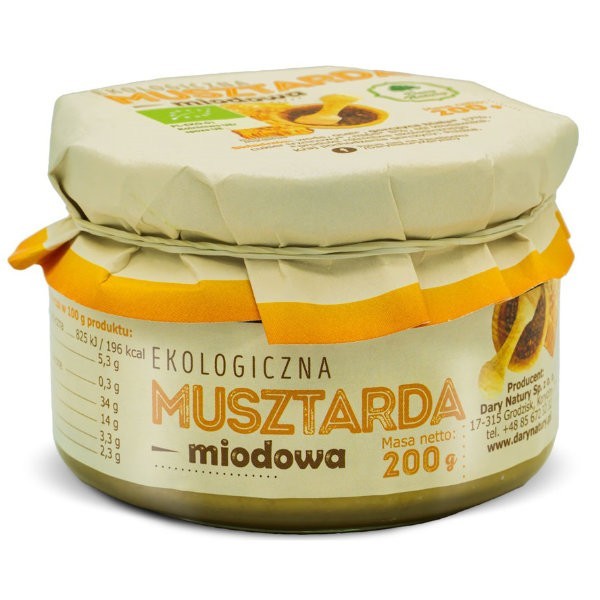 Musztarda miodowa BIO 200g