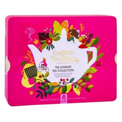 Zestaw herbatek The Ultimate Tea Collection w ozdobnej puszce BIO 69g