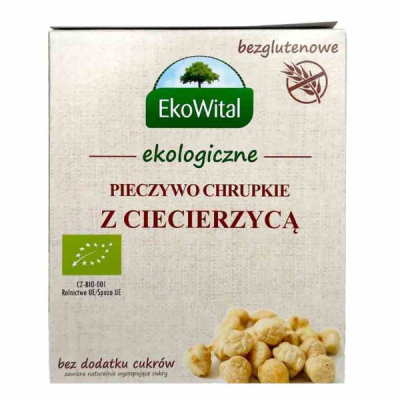 Pieczywo chrupkie z ciecierzycą bezglutenowe BIO 100g