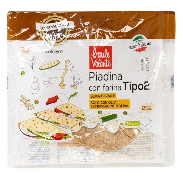 Tortilla pszenna z oliwą z oliwek extra virgin BIO 240g