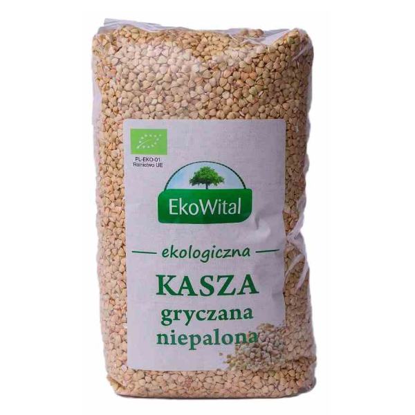 Kasza gryczana niepalona BIO 1kg