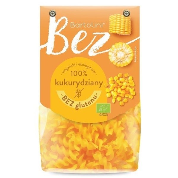 Makaron kukurydziany świderek bezglutenowy BIO 250g