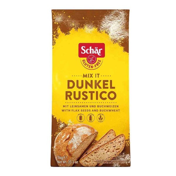 Brot Mix Dunkel - bezglutenowa mąka na chleb razowy 1kg