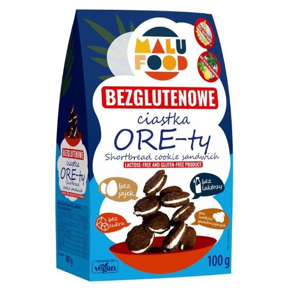 Ciastka Ore-ty bezglutenowe bez dodatku cukru 100g